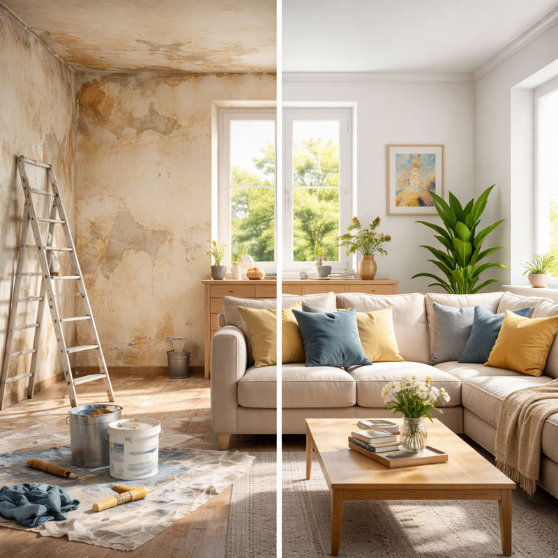 peinture-interieure-avant-apres-peintre-perpignan-66